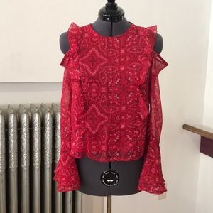 Hollister Cold shoulder top size small